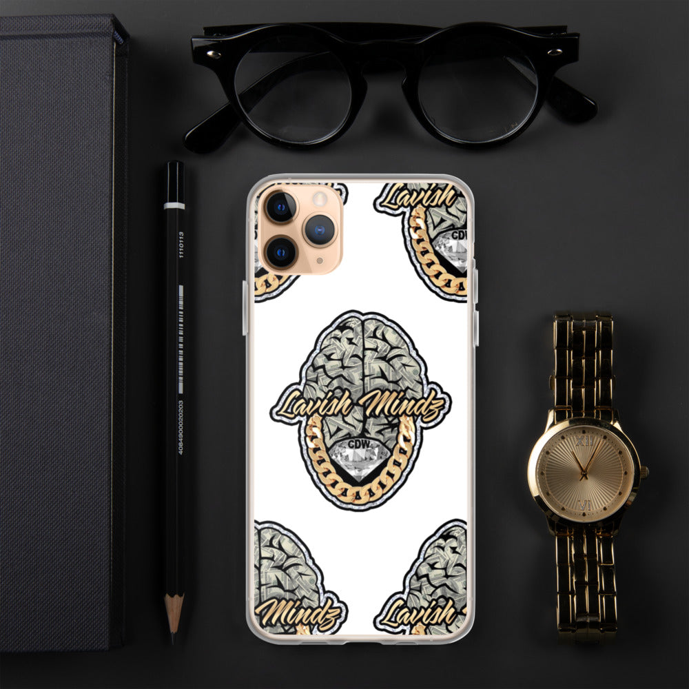 Lavish Brain White iPhone Case