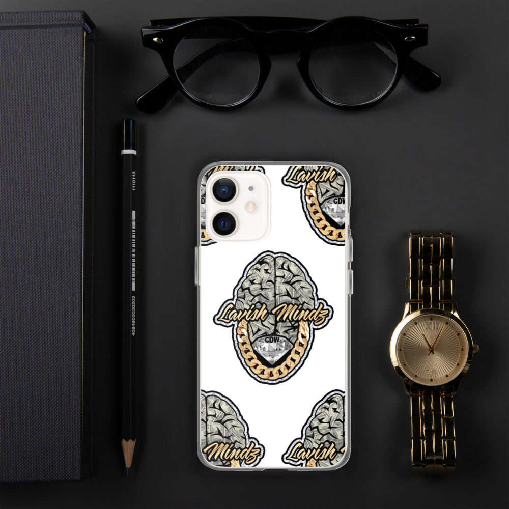 Lavish Brain White iPhone Case