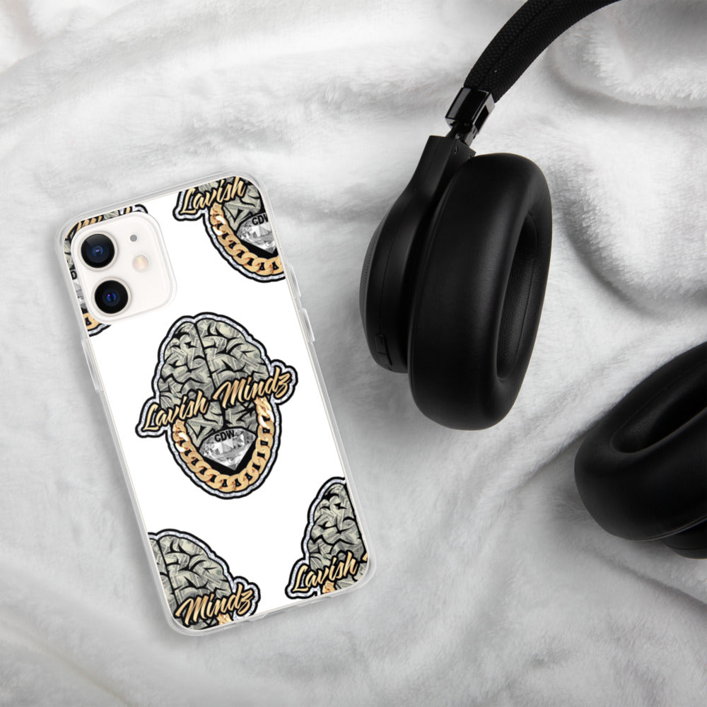 Lavish Brain White iPhone Case