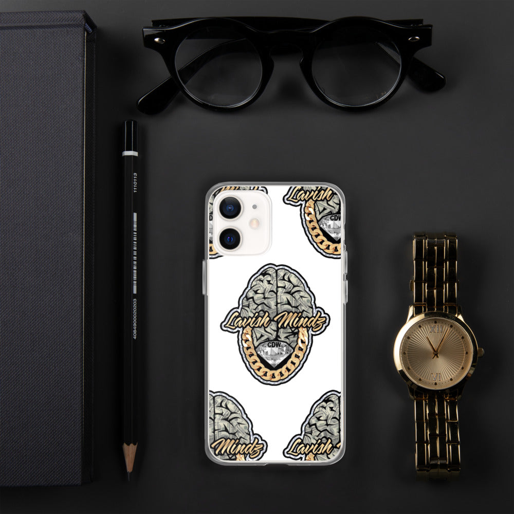 Lavish Brain White iPhone Case
