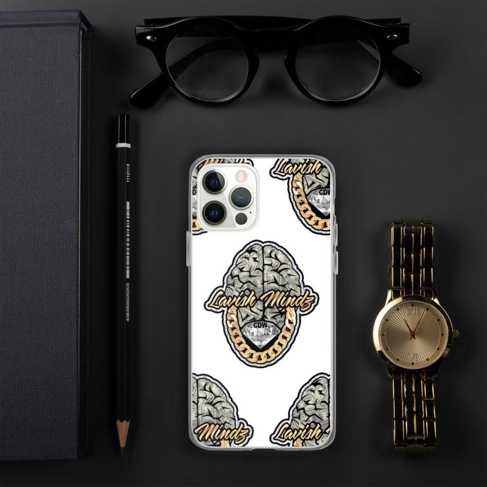 Lavish Brain White iPhone Case