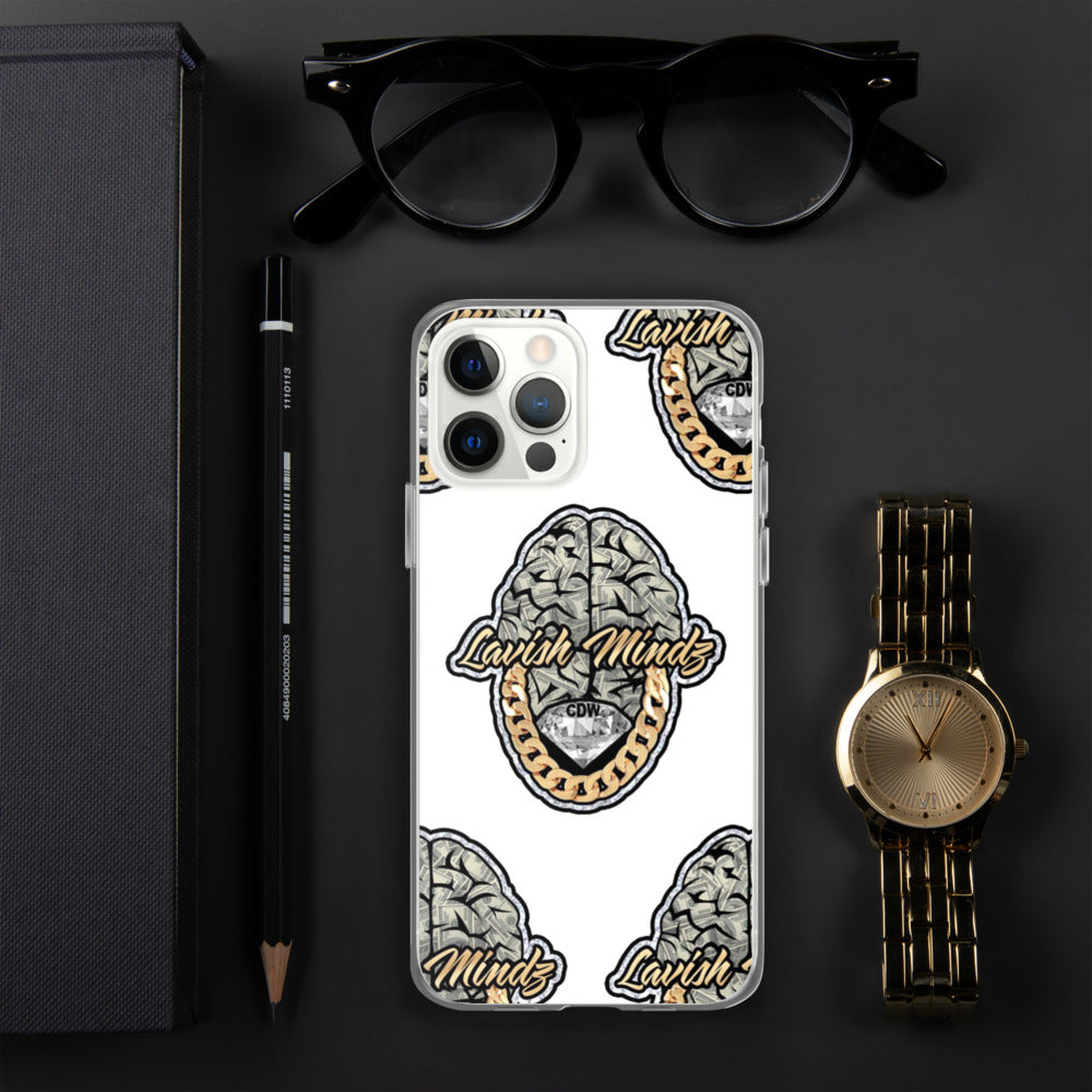 Lavish Brain White iPhone Case