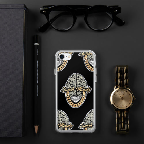 Lavish Brain Black iPhone Case