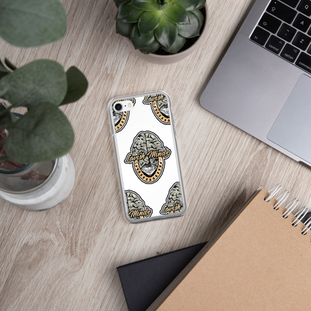Lavish Brain White iPhone Case