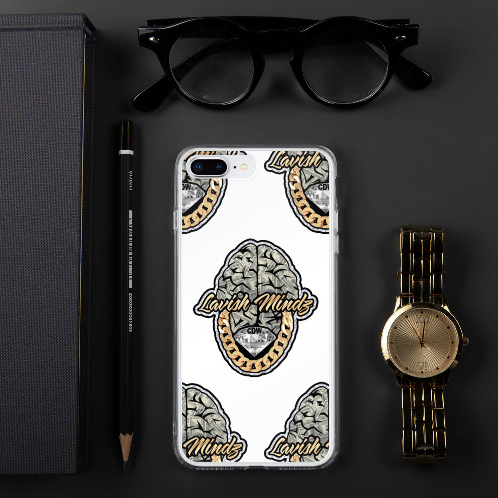Lavish Brain White iPhone Case