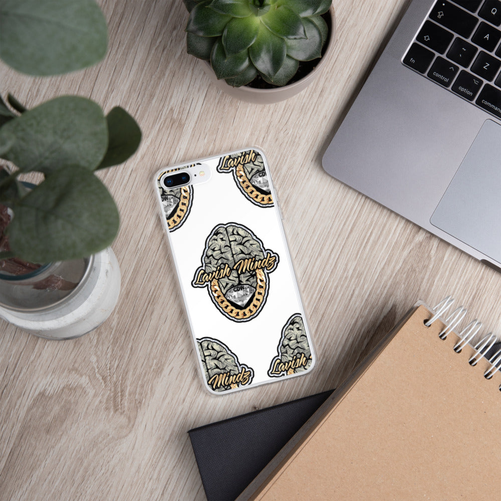 Lavish Brain White iPhone Case