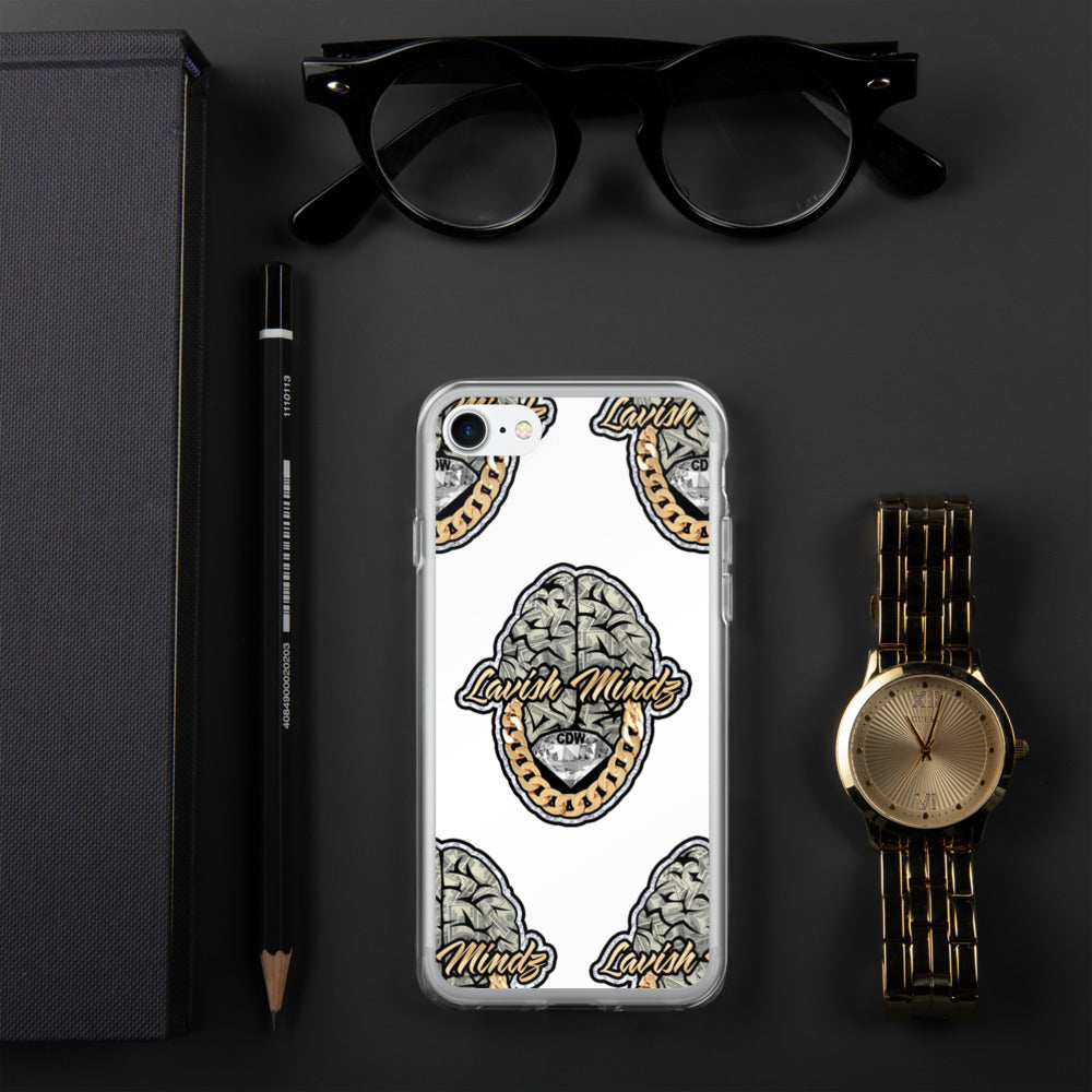 Lavish Brain White iPhone Case
