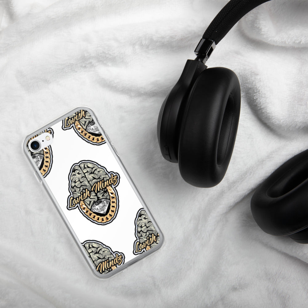 Lavish Brain White iPhone Case