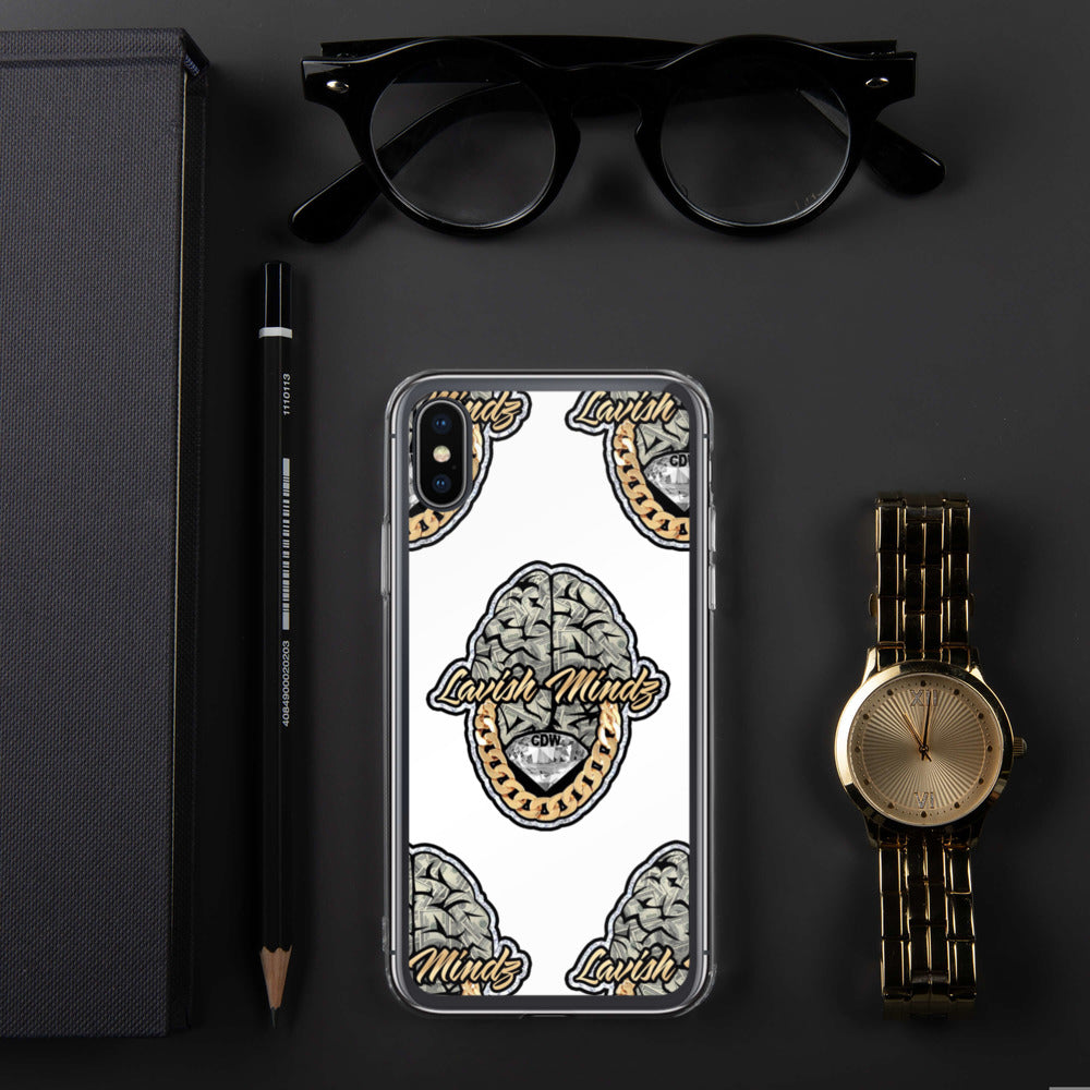 Lavish Brain White iPhone Case