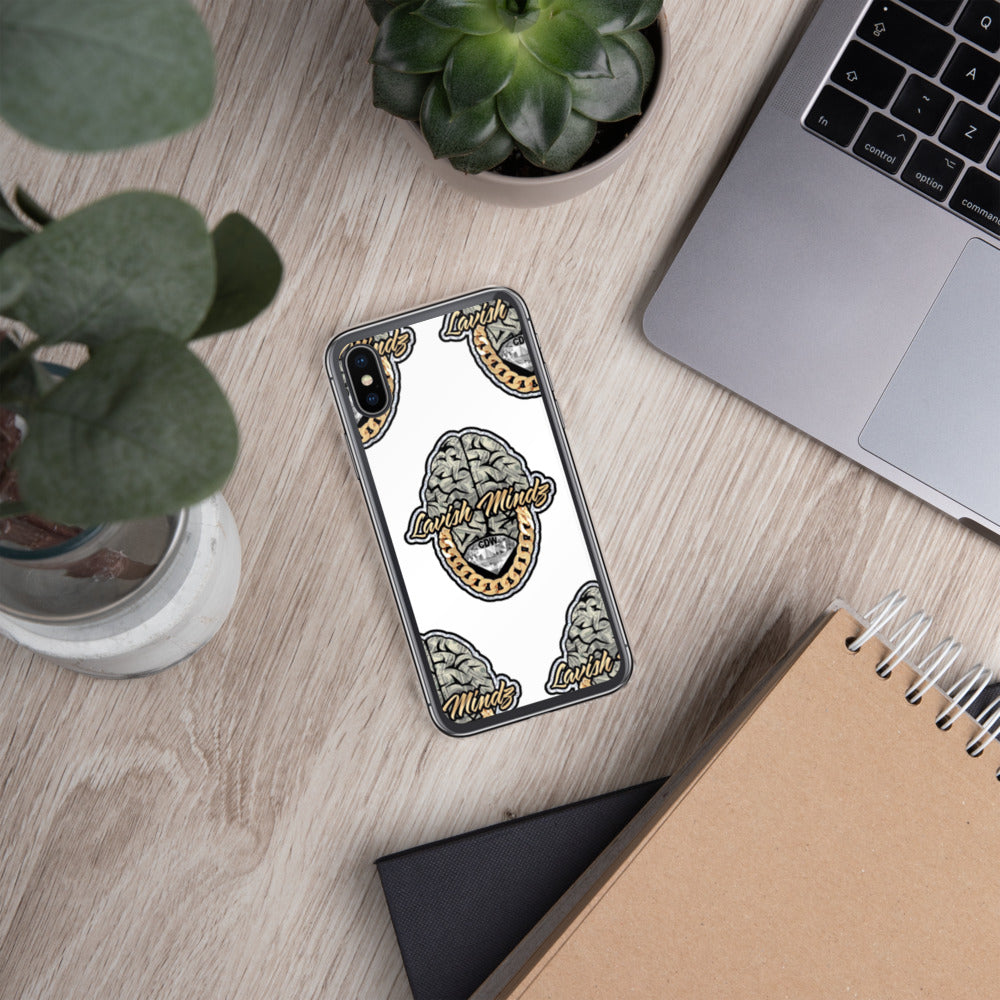 Lavish Brain White iPhone Case