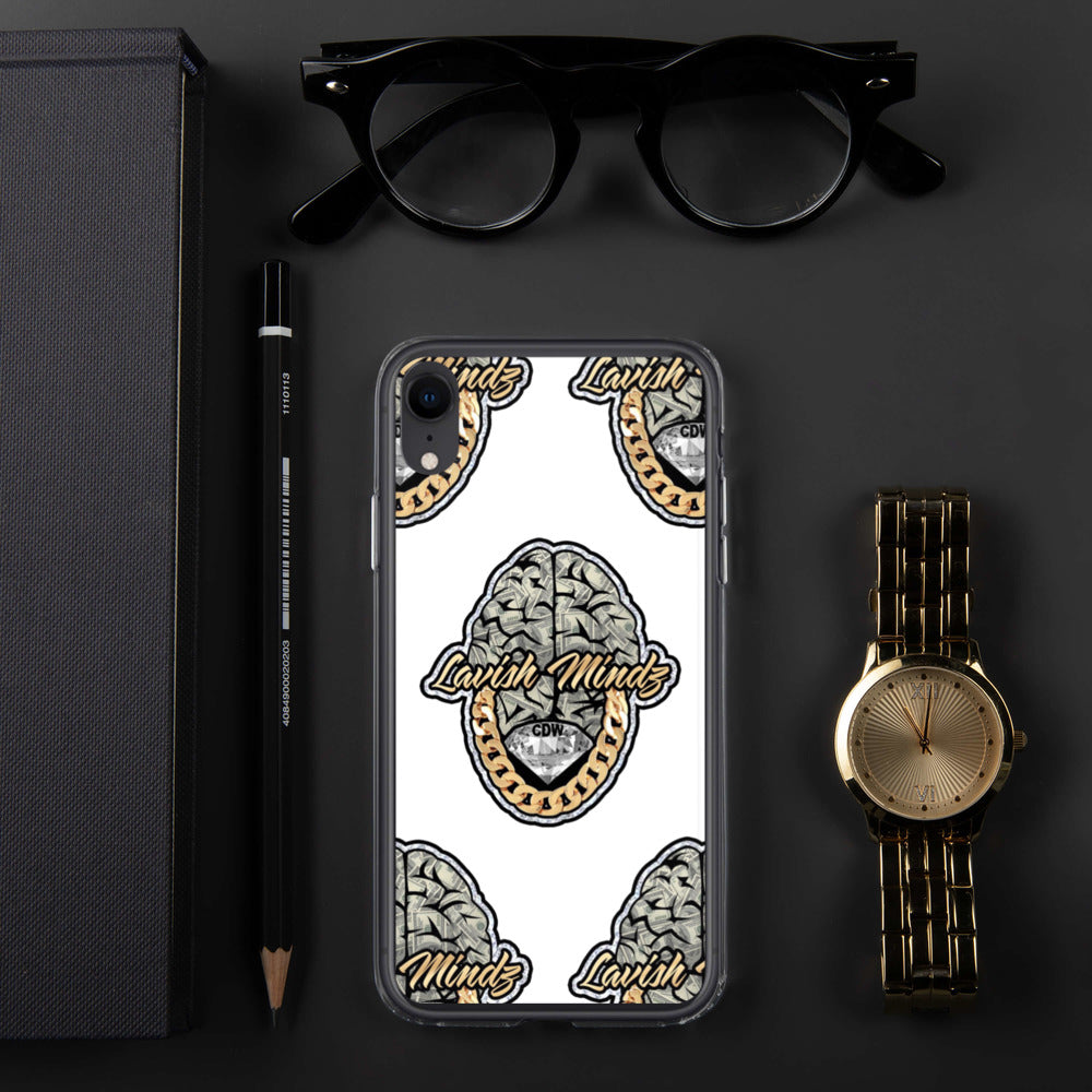 Lavish Brain White iPhone Case