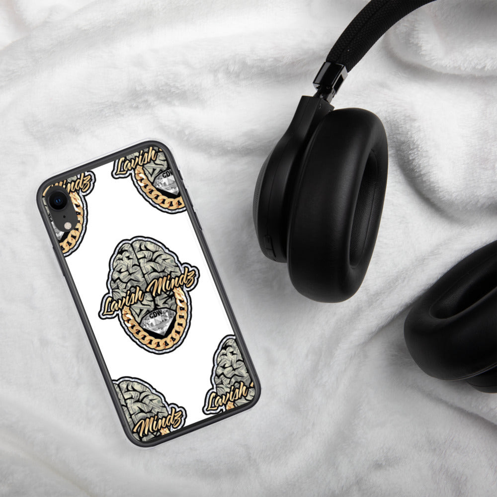 Lavish Brain White iPhone Case