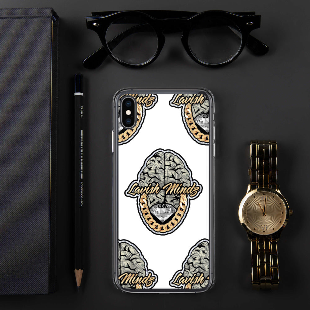 Lavish Brain White iPhone Case