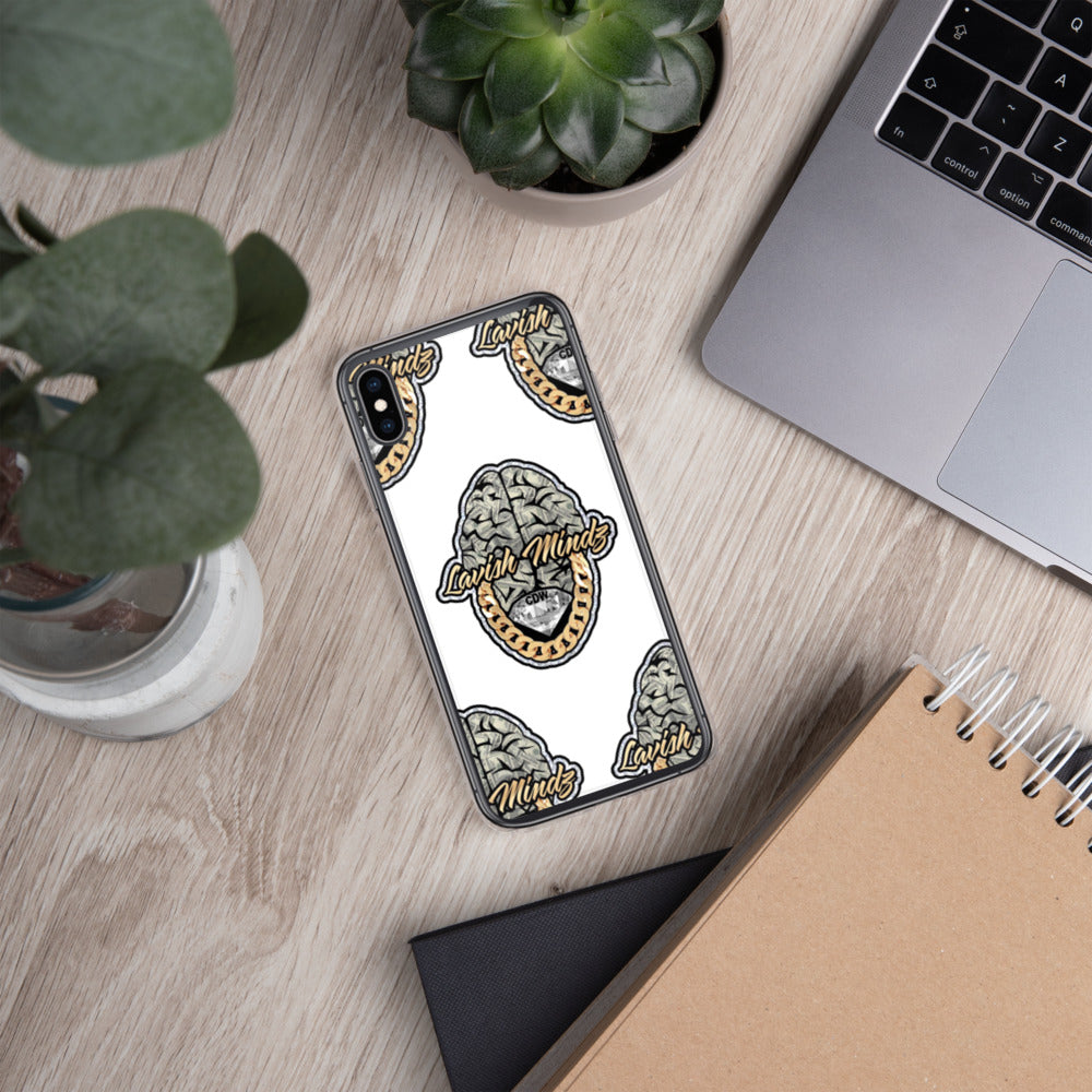Lavish Brain White iPhone Case