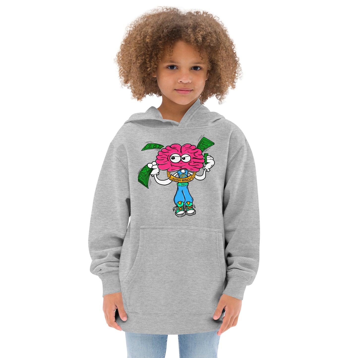 Brain Man Kids fleece hoodie