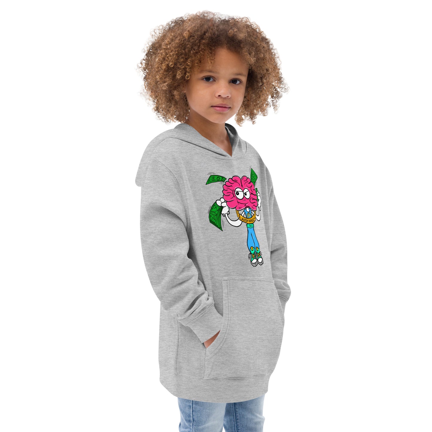Brain Man Kids fleece hoodie
