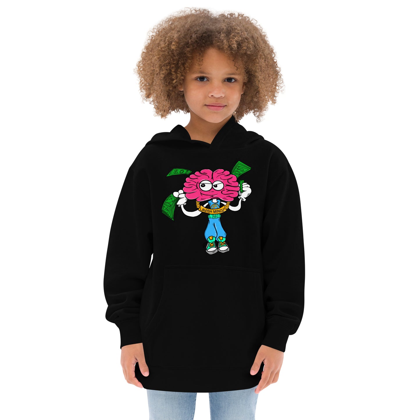 Brain Man Kids fleece hoodie