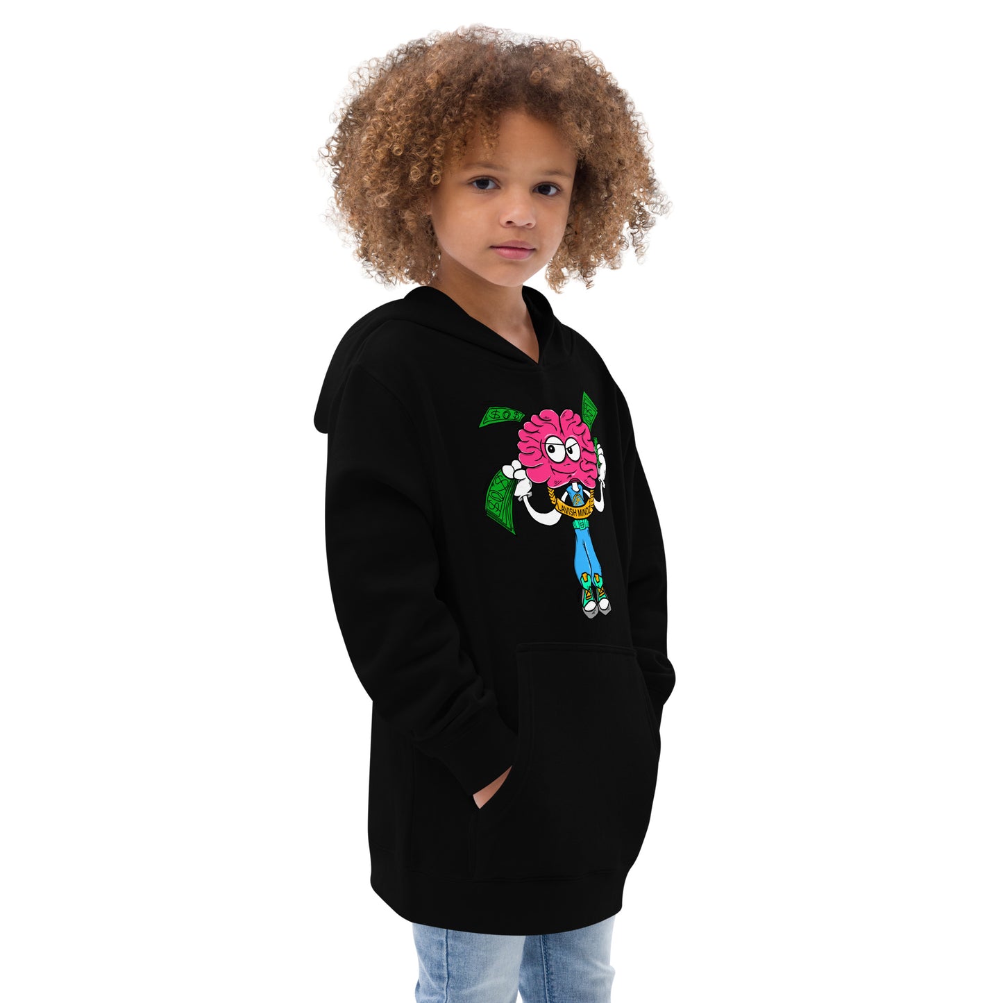 Brain Man Kids fleece hoodie
