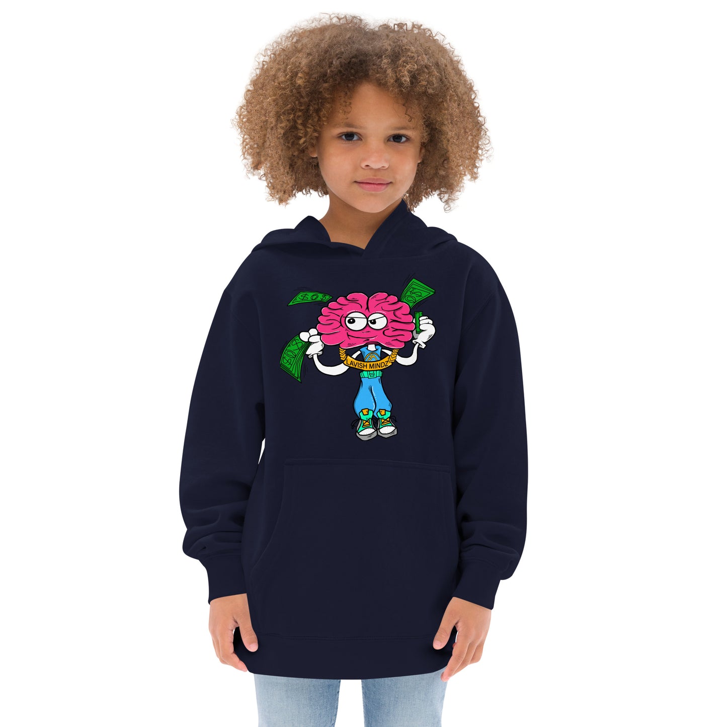 Brain Man Kids fleece hoodie