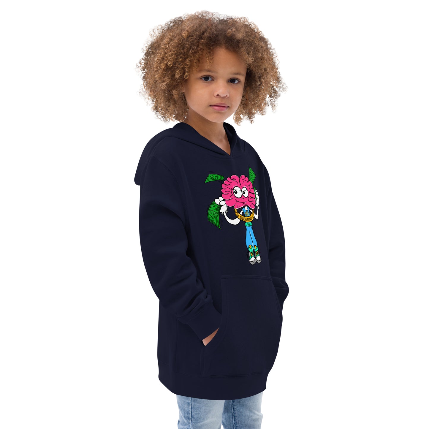 Brain Man Kids fleece hoodie