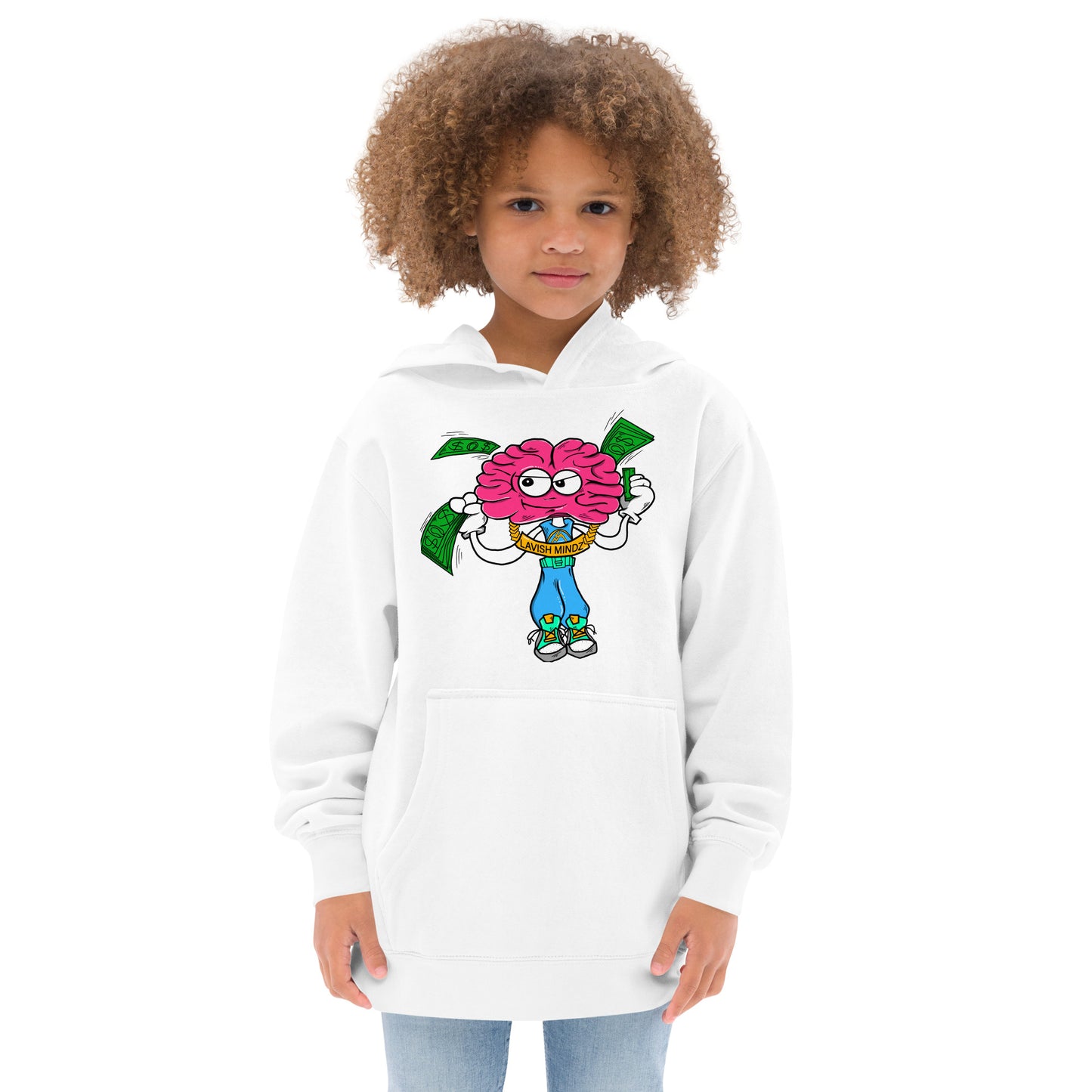 Brain Man Kids fleece hoodie