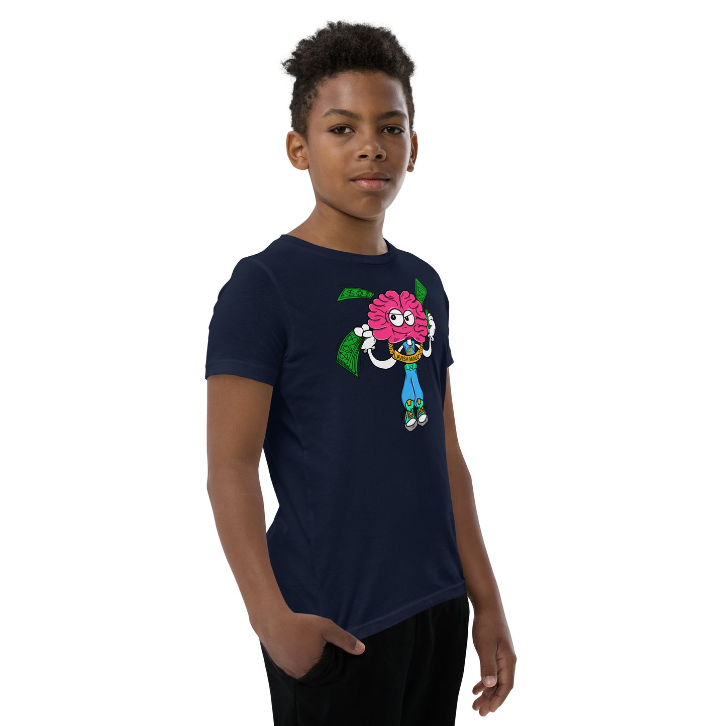 Brain Man Youth Short Sleeve T-Shirt